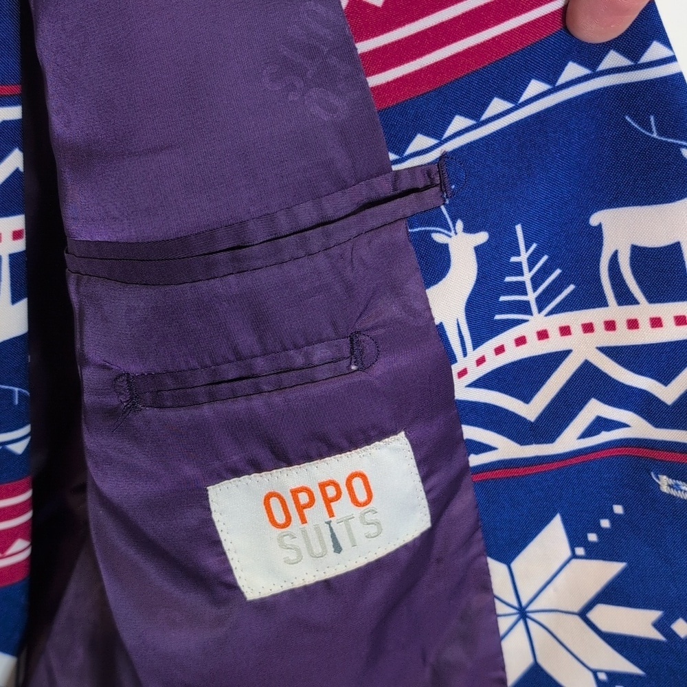 OppoSuits The Rudolph Men's Christmas Suit 42 - Picture 8 of 16